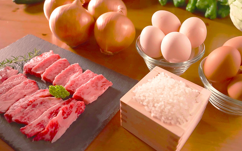 夢ホルモンの料理